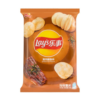 Lays' Potato Chips Grilled Eel Flavor 70g