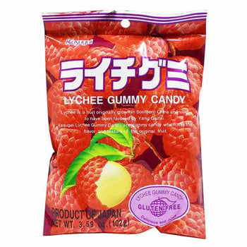 Kasugai Gummy Candy, Lychee 3.5 oz (102 g)